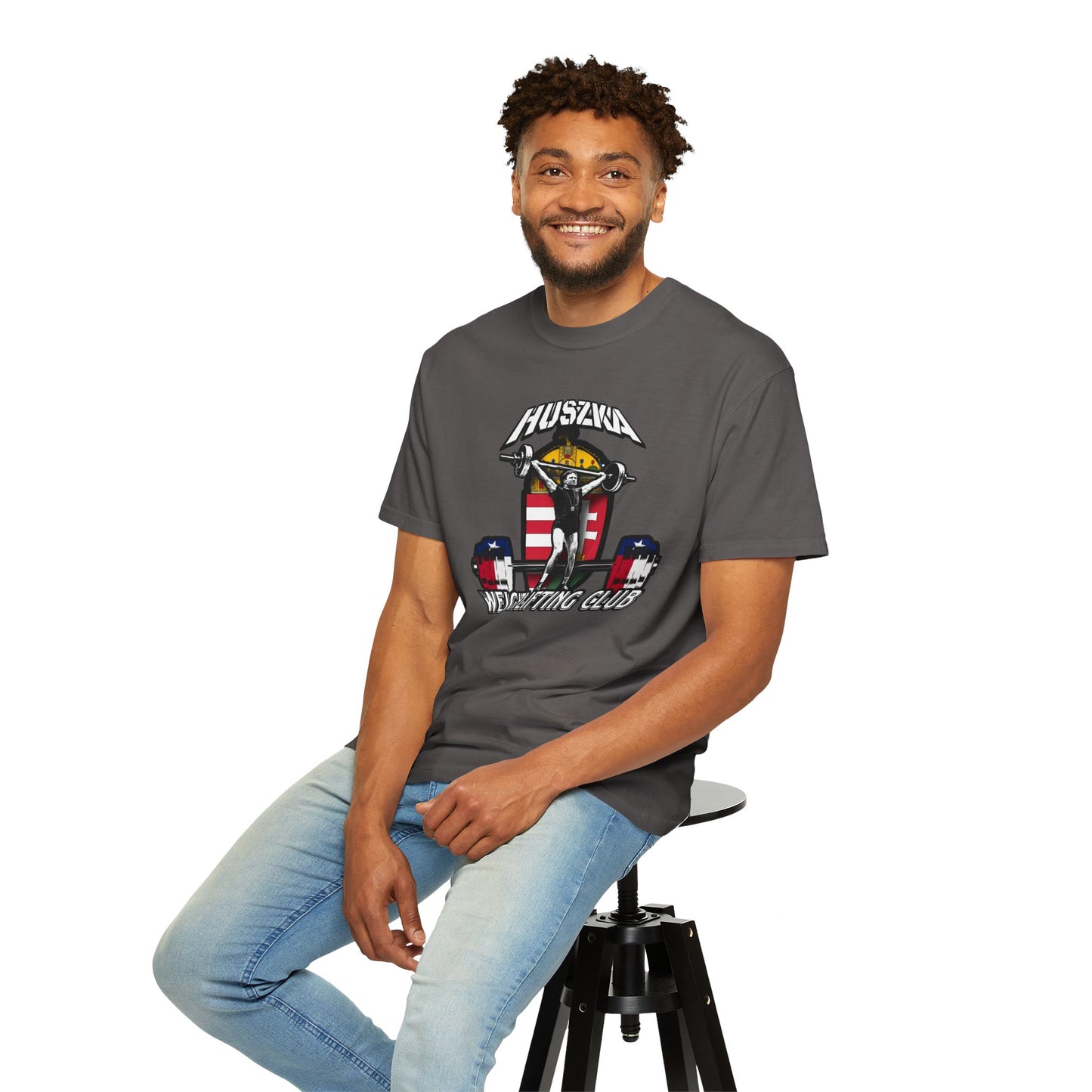 NEW DESIGN! Garment-Dyed Weightlifting T-Shirt